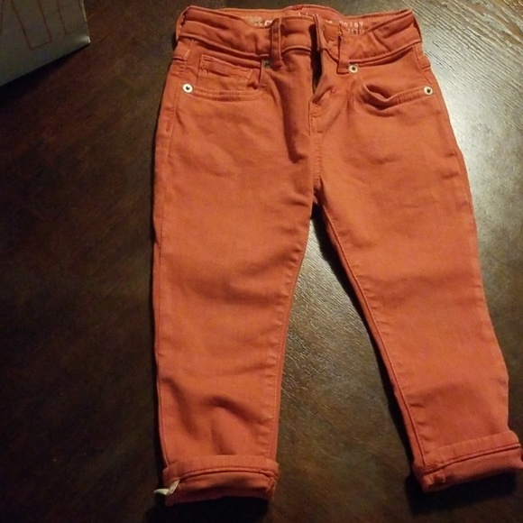 Gymboree red cropped skinny jeans - Picture 7 of 8